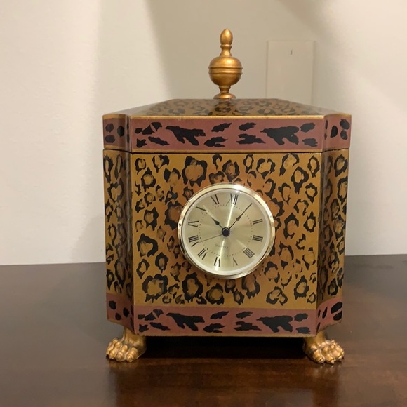 Other - Animal Print Accent Clock